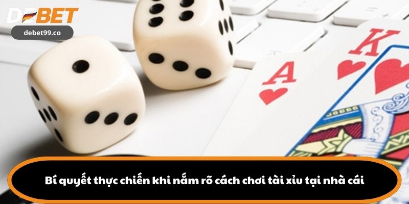 Bí quyết thực chiến khi nắm rõ cách chơi tài xỉu tại nhà cái